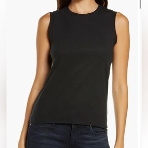 Commando XSmall Top Essential Muscle Tee in black sleeveless crewneck NWT